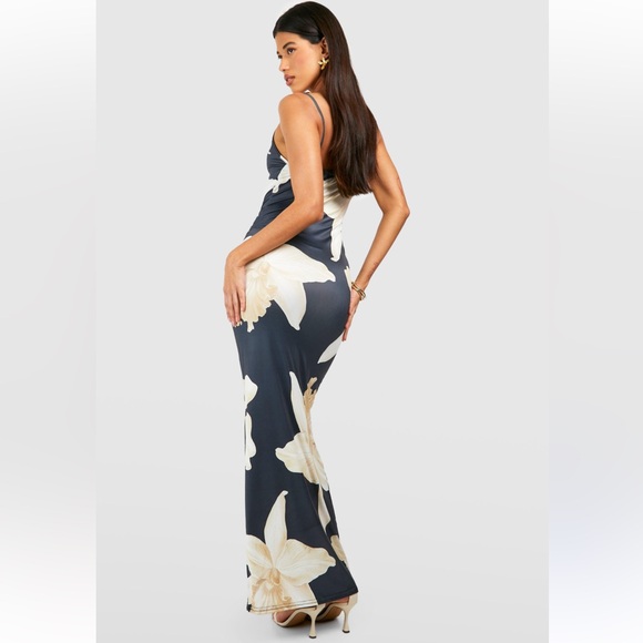 Tall Tie Bust Maxi Dress - Picture 13 of 14